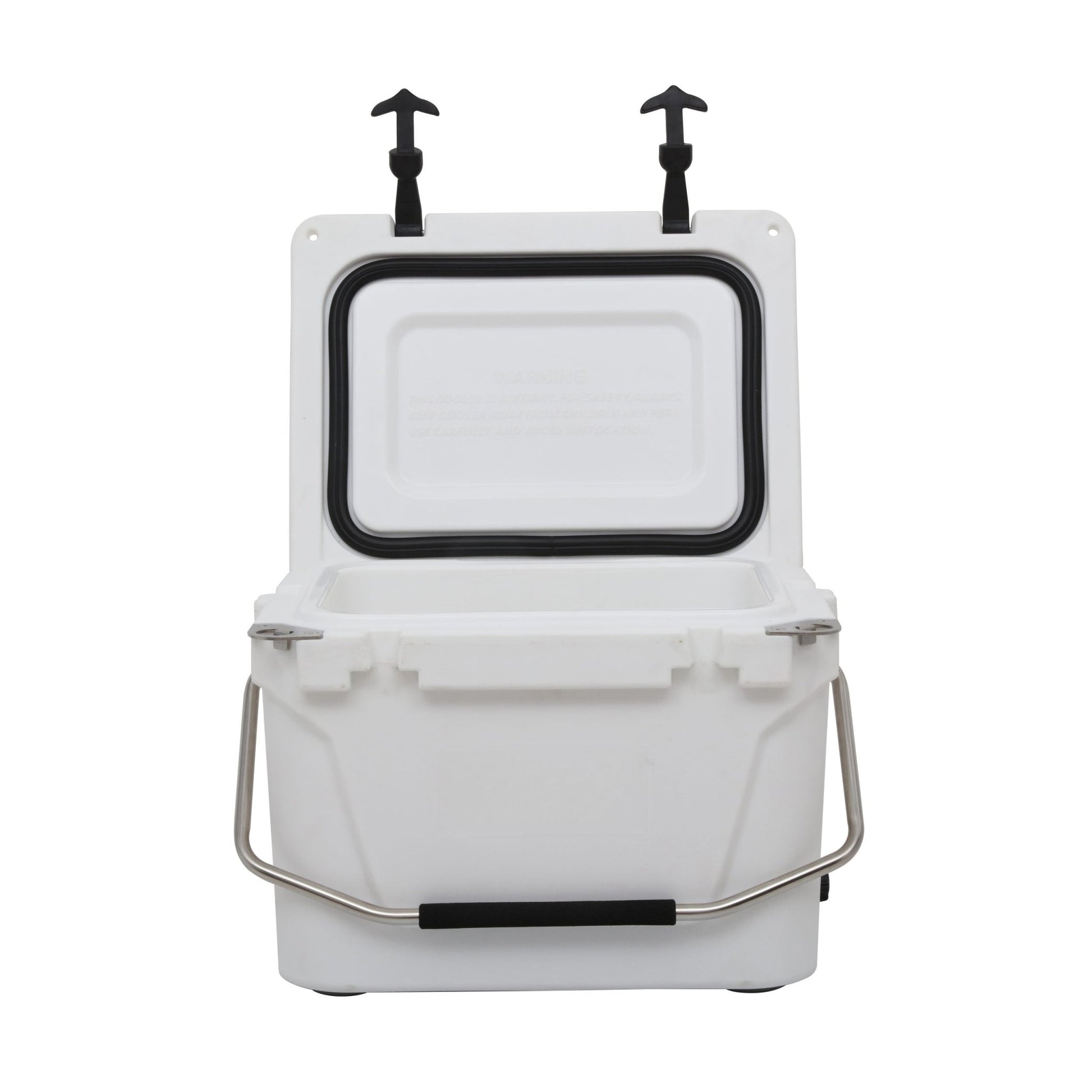 New 20 - Quart Lockable Ice Chest Cooler – Heavy - Duty with Handle for Camping, Fishing & Outdoors 8184351 - with | Sold by Uncle Wiener's Wholesale