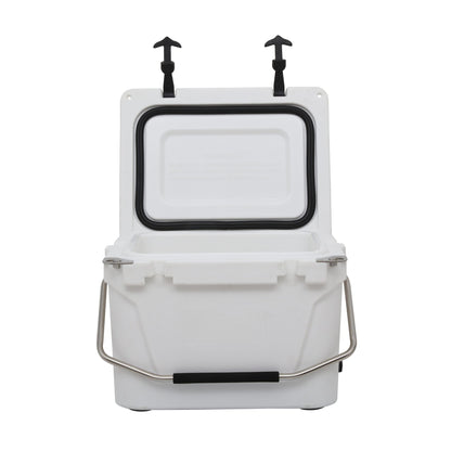 New 20 - Quart Lockable Ice Chest Cooler – Heavy - Duty with Handle for Camping, Fishing & Outdoors 8184351 - with | Sold by Uncle Wiener's Wholesale