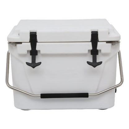 New 20 - Quart Lockable Ice Chest Cooler – Heavy - Duty with Handle for Camping, Fishing & Outdoors 8184351 - with | Sold by Uncle Wiener's Wholesale