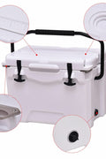 New 20 - Quart Lockable Ice Chest Cooler – Heavy - Duty with Handle for Camping, Fishing & Outdoors 8184351 - with | Sold by Uncle Wiener's Wholesale