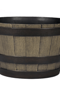 New 20″ Whiskey Barrel Garden Planter – Rustic Outdoor Wooden Flower Pot 053006 - with | Sold by Uncle Wiener's Wholesale