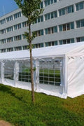 20 FT wide outdoor party tent set up for event
Heavy-duty event tent with PVC walls
Outdoor canopy shelter for weddings and festivals
20 ft white party tent with windows
Commercial-grade PE fabric party tent