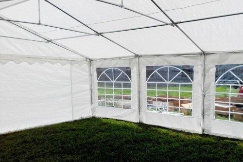 20 FT wide outdoor party tent set up for event
Heavy-duty event tent with PVC walls
Outdoor canopy shelter for weddings and festivals
20 ft white party tent with windows
Commercial-grade PE fabric party tent