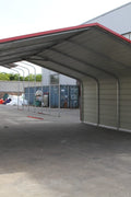 20x20 FT Metal Carport Garage Shed Front View

20x30 FT Heavy Duty Enclosed Metal Carport

12x40 FT Metal Storage Building for Farm and Vehicles

Reinforced Metal Garage Shed with Vertical Roof Panels