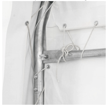 20x30 straight wall peak ceiling shelter with PVC cover – front view
Inside view of industrial-grade PVC storage shelter with steel frame
Roll-up zippered door on heavy-duty 20x30 equipment storage shelter
Installation-ready white PVC storage building for commercial use