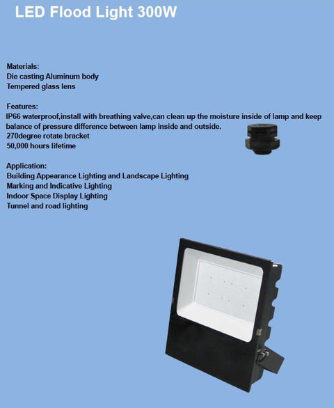 NEW 200 Watt LED Flood Light - FLHL200 - with | Sold by Uncle Wiener's Wholesale