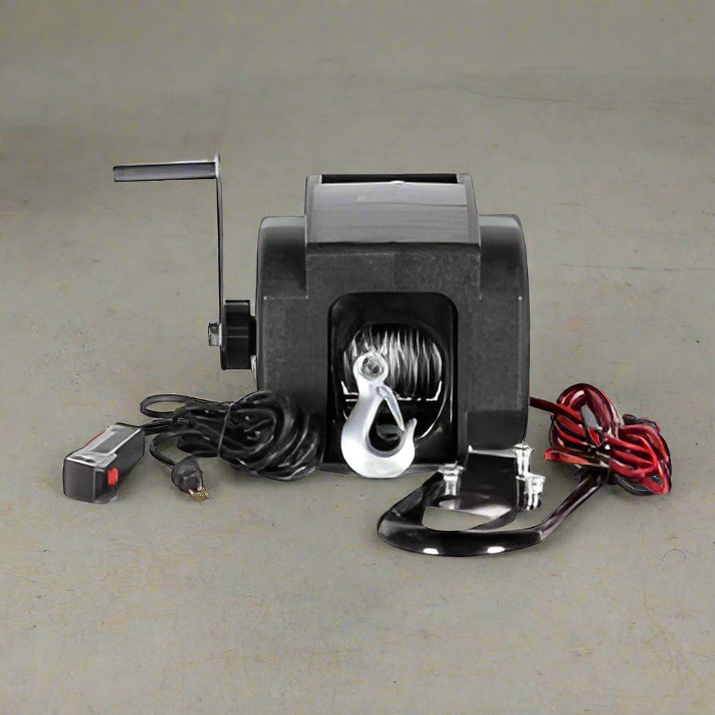 2000 lb Electric Boat Trailer Winch with Remote – Model SL2000
