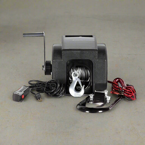 2000 lb Electric Boat Trailer Winch with Remote – Model SL2000