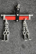Engine load leveler hoist bar with chains and crank for 2000 lbs lifting
Heavy-duty red engine leveler for crane or hoist use