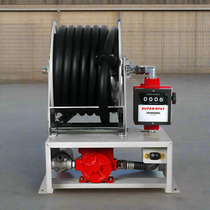 Skidded double wall 20,000L fuel tank with electric pump
40,000L fuel tank with ladder and hose reel for diesel or gas
Commercial double wall fuel tank with 50 ft pump hose