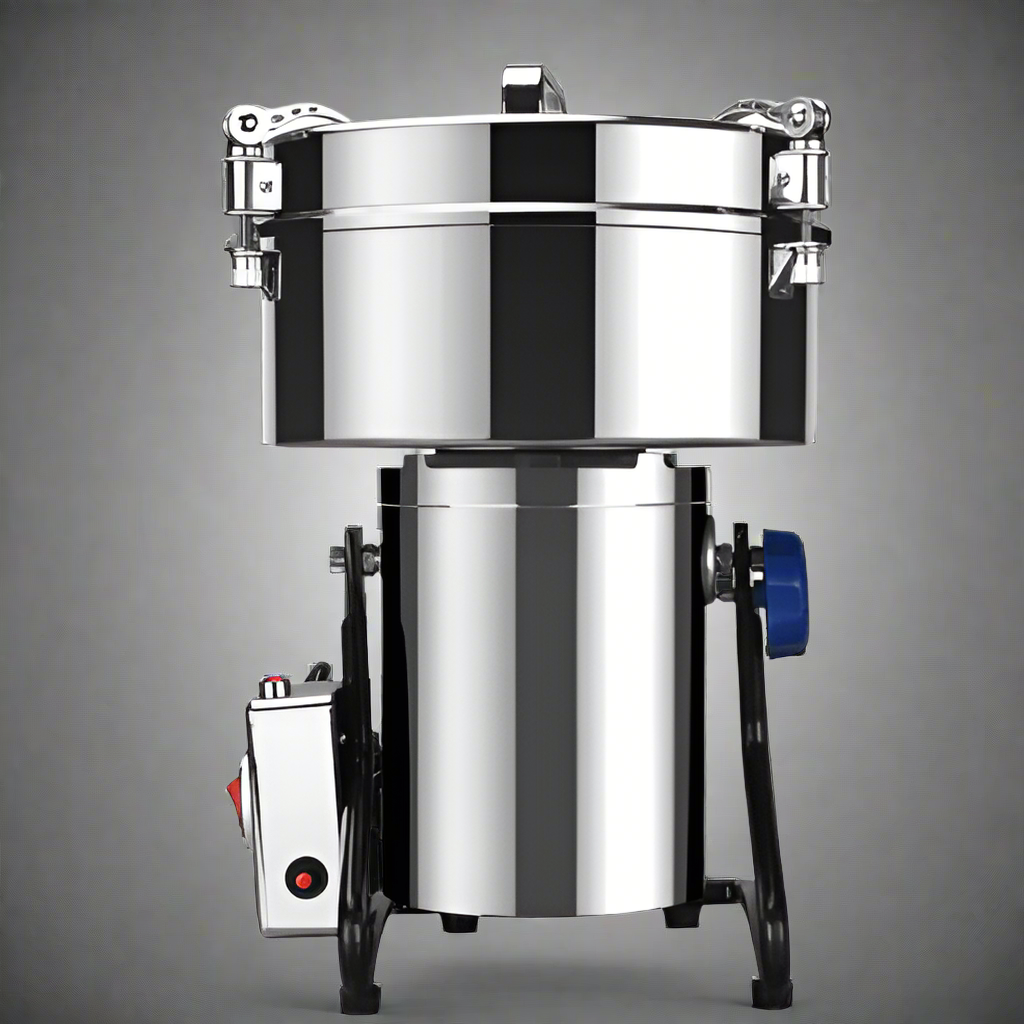 2000g Stainless Steel Commercial Electric Grain Mill Grinder with Swing-Type High-Speed Design