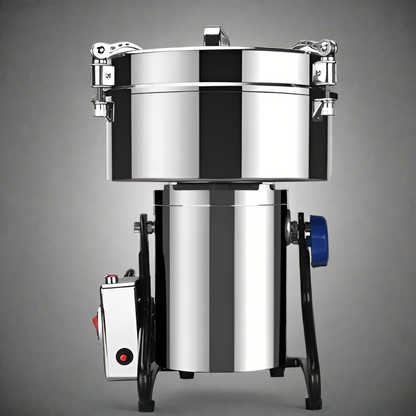 2000g Stainless Steel Commercial Electric Grain Mill Grinder with Swing-Type High-Speed Design