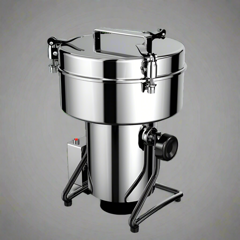 2000g Stainless Steel Commercial Electric Grain Mill Grinder with Swing-Type High-Speed Design