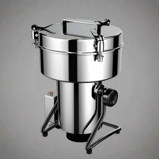 2000g Stainless Steel Commercial Electric Grain Mill Grinder with Swing-Type High-Speed Design