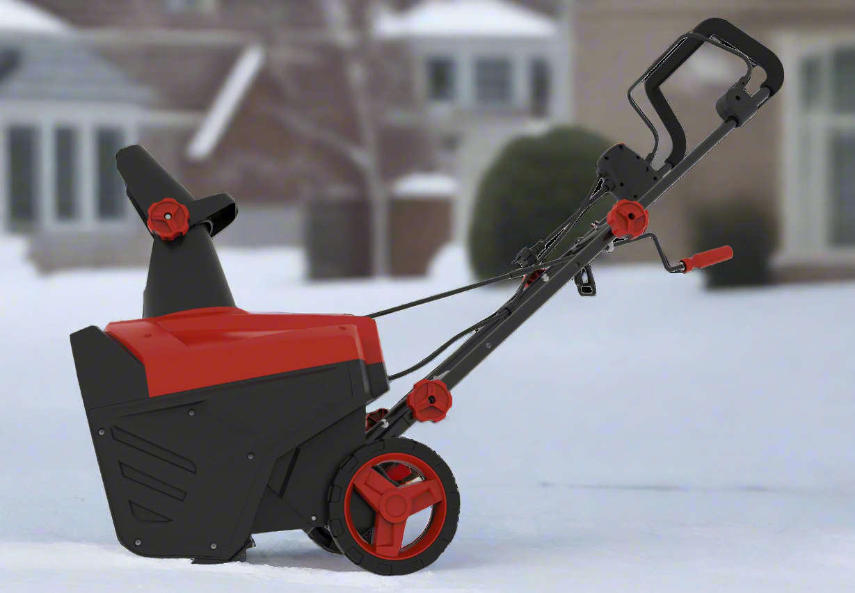 WT3121 Snow Blower Front View
Electric Snow Blower on Residential Driveway
Walk-Behind Snow Thrower in Action
Foldable Handle Design Snow Blower
Rear View of WT3121 Snow Thrower