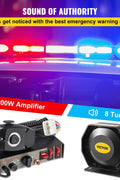 New 200W Emergency Siren System Bundle ��� 8 - Tone Warning PA & Microphone 628526 - with | Sold by Uncle Wiener's Who