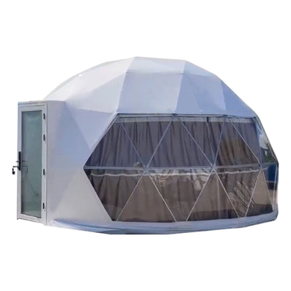New 20FT Deluxe Eco Dome Glamping Tent – Geodesic Dome Building for Luxury Camping 112520GD - with Cold Weather Insulation Package 112520CW | Sold by Uncle Wiener's Wholesale
