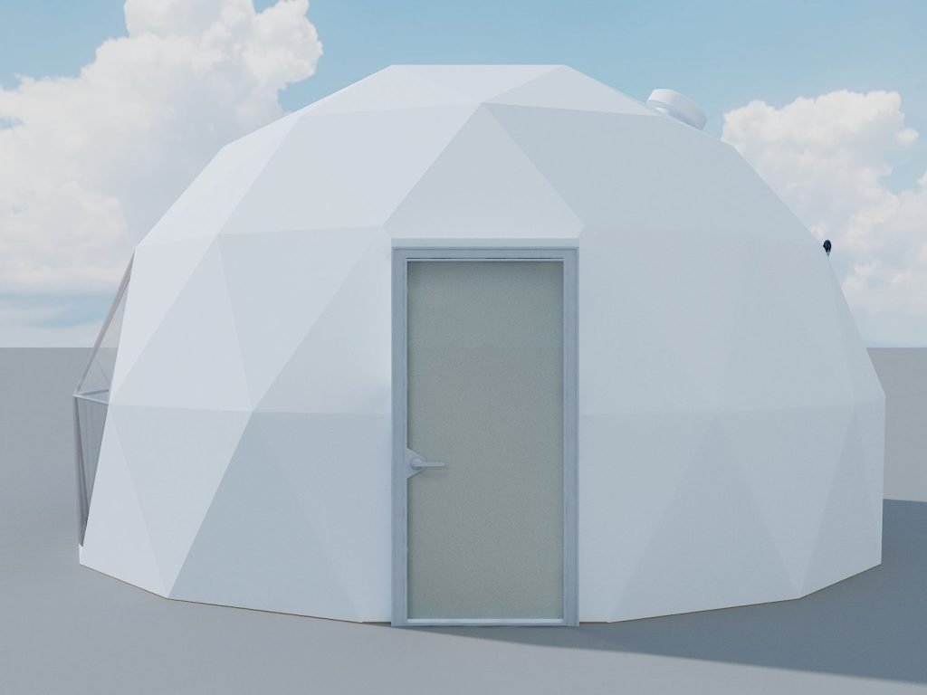 New 20FT Deluxe Eco Dome Glamping Tent – Geodesic Dome Building for Luxury Camping 112520GD - with Cold Weather Insulation Package 112520CW | Sold by Uncle Wiener's Wholesale
