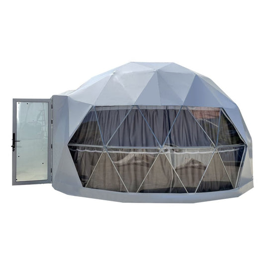 New 20FT Deluxe Eco Dome Glamping Tent – Geodesic Dome Building for Luxury Camping 112520GD - with Cold Weather Insulation Package 112520CW | Sold by Uncle Wiener's Wholesale