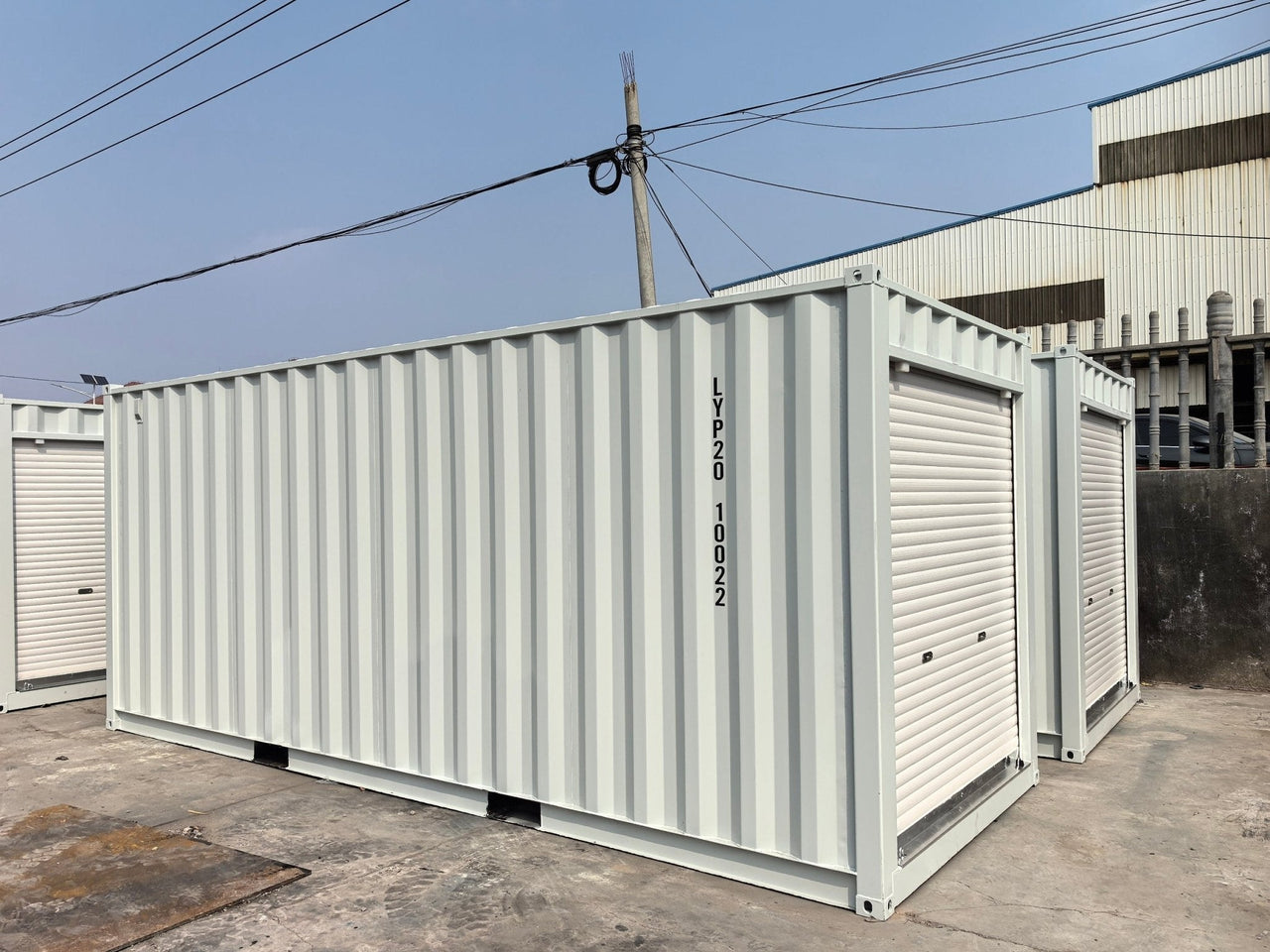 20FT & 12FT Steel Mini Storage Containers – Roll-Up Doors, Heavy-Duty ...