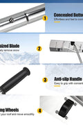 New 20FT Telescopic Aluminum Roof Snow Rake – Lightweight Snow Removal Shovel with Blade S1164 - with | Sold by Uncle Wiener's Wholesale