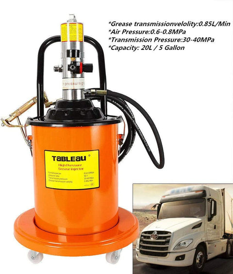 New 20L High Pressure Air Grease Pump ��� 5 Gallon Industrial Grease Lubrication System 2820LGP - with | Sold by Uncle Wiener's Who
