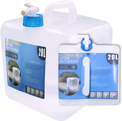 NEW 20L Portable Collapsible Water Container S3096 – BPA - Free Emergency & Outdoor Water Storage - with | Sold by Uncle Wiener's Wholesale