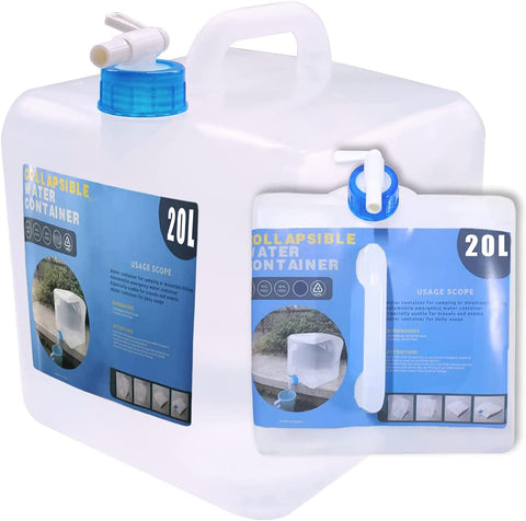 NEW 20L Portable Collapsible Water Container S3096 – BPA - Free Emergency & Outdoor Water Storage - with | Sold by Uncle Wiener's Wholesale