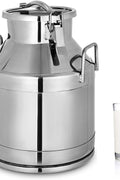 New 20L Stainless Steel Milk Can & Wine Pail – Food - Grade Storage Container NNTL20L - with | Sold by Uncle Wiener's Wholesale