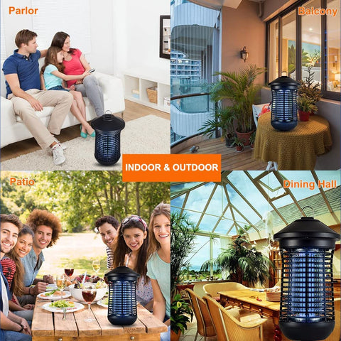 New 20W Electric Bug Zapper with Light Sensor – Indoor/Outdoor Insect Killer Lamp LT8071 - with | Sold by Uncle Wiener's Wholesale