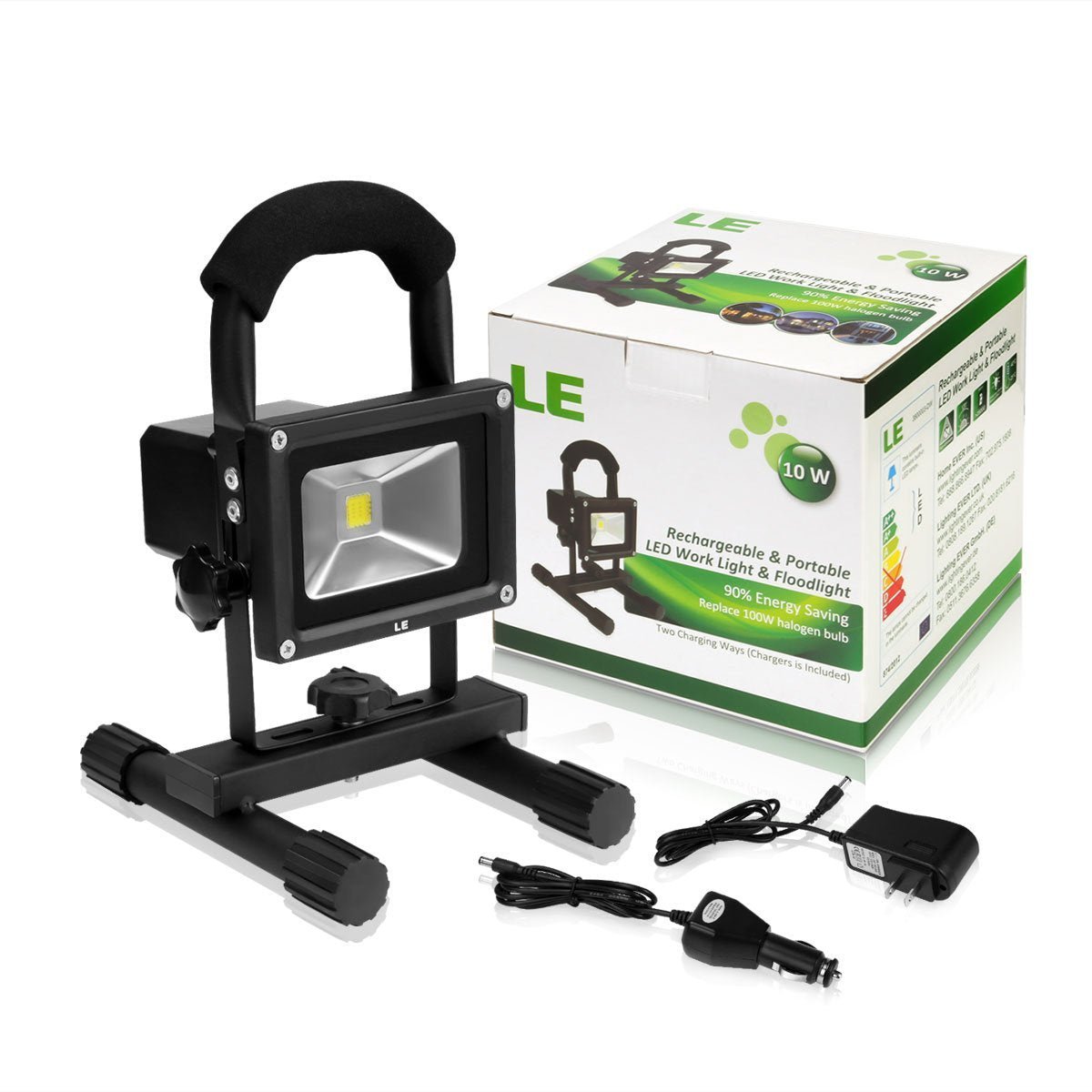 New 20W Rechargeable Portable LED Flood Light – Waterproof Work Light for Outdoor & Jobsite Use RCL20 - with | Sold by Uncle Wiener's Wholesale
