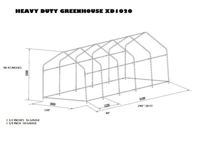 “10x10 walk-in commercial greenhouse with steel frame and canopy”

“Inside view of heavy-duty 10x20 greenhouse for vegetables”

“Zipper door greenhouse for backyard gardening setup”

“Greenhouse tent with reinforced polyester canopy and support frame”