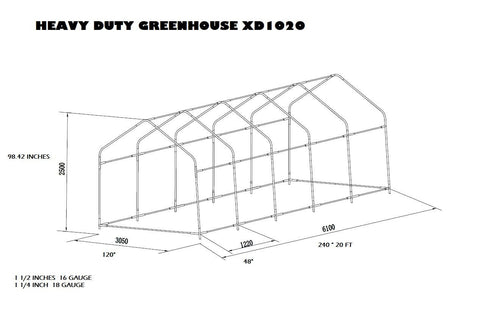 “10x10 walk-in commercial greenhouse with steel frame and canopy”

“Inside view of heavy-duty 10x20 greenhouse for vegetables”

“Zipper door greenhouse for backyard gardening setup”

“Greenhouse tent with reinforced polyester canopy and support frame”