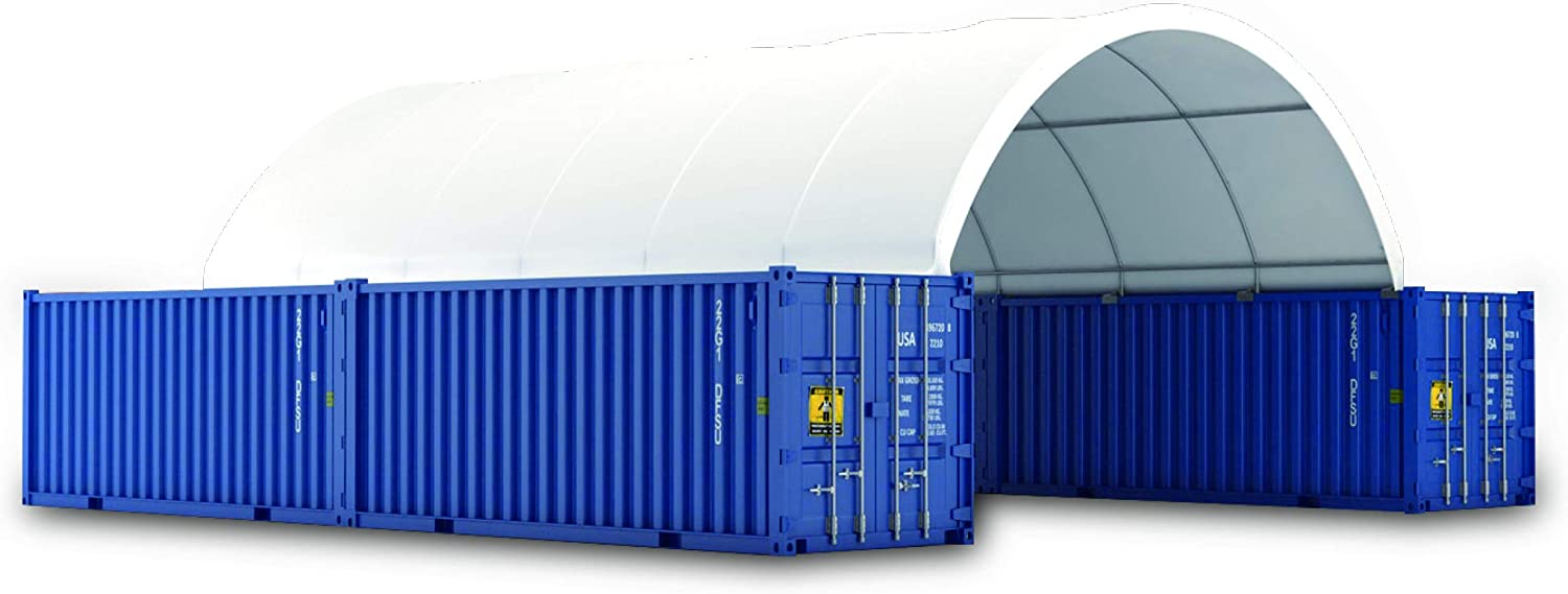 Heavy-duty truss fabric storage buildings – 20x20, 20x40, 40x40 sizes – container shelter with galvanized steel frame and PE cover