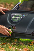 New 21 in Push Lawn Sweeper with Collection Bag – Adjustable Height | SKU: WTS00121 - with | Sold by Uncle Wiener's Wholesale
