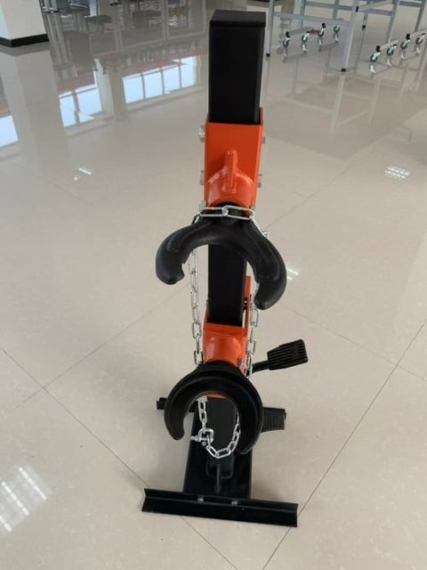 2200 LB Hydraulic Spring Compressor – Full View with Orange & Black Finish

Heavy-Duty Foot Pedal Spring Compressor in Action – Automotive Use

Adjustable Coil Spring Compressor with Safety Lock Positions

Side View of Hydraulic Shop Tool for Suspension Work