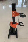 2200 LB Hydraulic Spring Compressor – Full View with Orange & Black Finish

Heavy-Duty Foot Pedal Spring Compressor in Action – Automotive Use

Adjustable Coil Spring Compressor with Safety Lock Positions

Side View of Hydraulic Shop Tool for Suspension Work