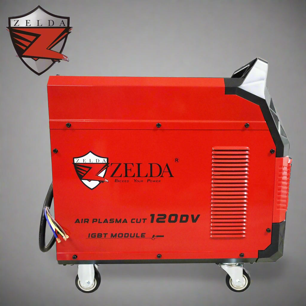 “CUT120DV heavy-duty plasma cutter front view red”

“3-phase digital CNC-ready plasma cutting machine”

“Industrial metal cutter with 30mm max cutting thickness”

“Portable heavy-duty 220V 440V plasma cutter CUT120DV”