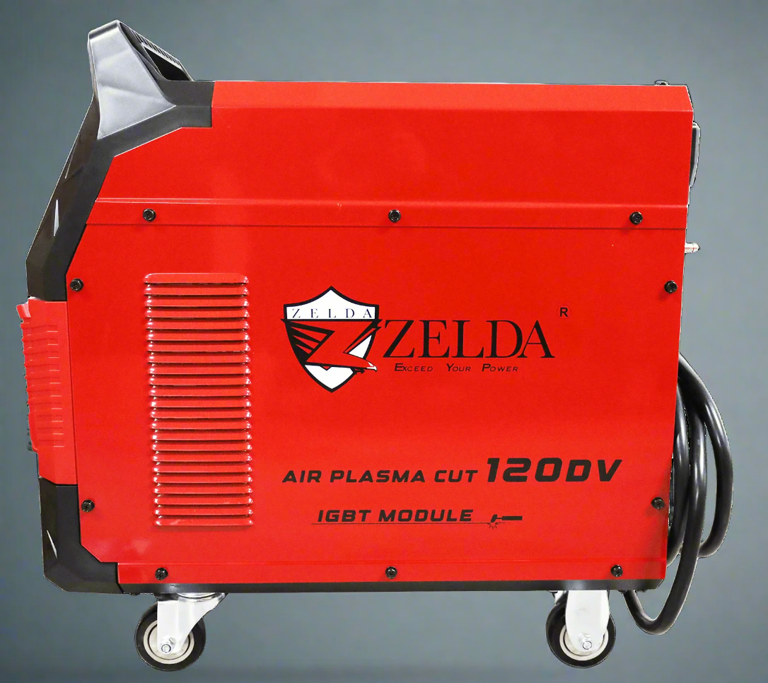 “CUT120DV heavy-duty plasma cutter front view red”

“3-phase digital CNC-ready plasma cutting machine”

“Industrial metal cutter with 30mm max cutting thickness”

“Portable heavy-duty 220V 440V plasma cutter CUT120DV”