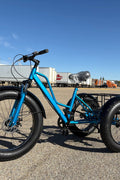New 24″ Fat Tire Tricycle Bike | 3 - Wheel Adult Trike with Extra Wide Tires – Model 5295361 - with BLUE 5295361 | Sold by Uncle Wiener's Wholesale