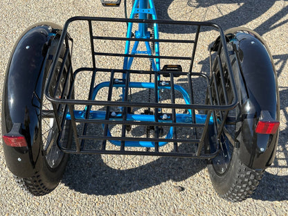 New 24″ Fat Tire Tricycle Bike | 3 - Wheel Adult Trike with Extra Wide Tires – Model 5295361 - with BLUE 5295361 | Sold by Uncle Wiener's Wholesale