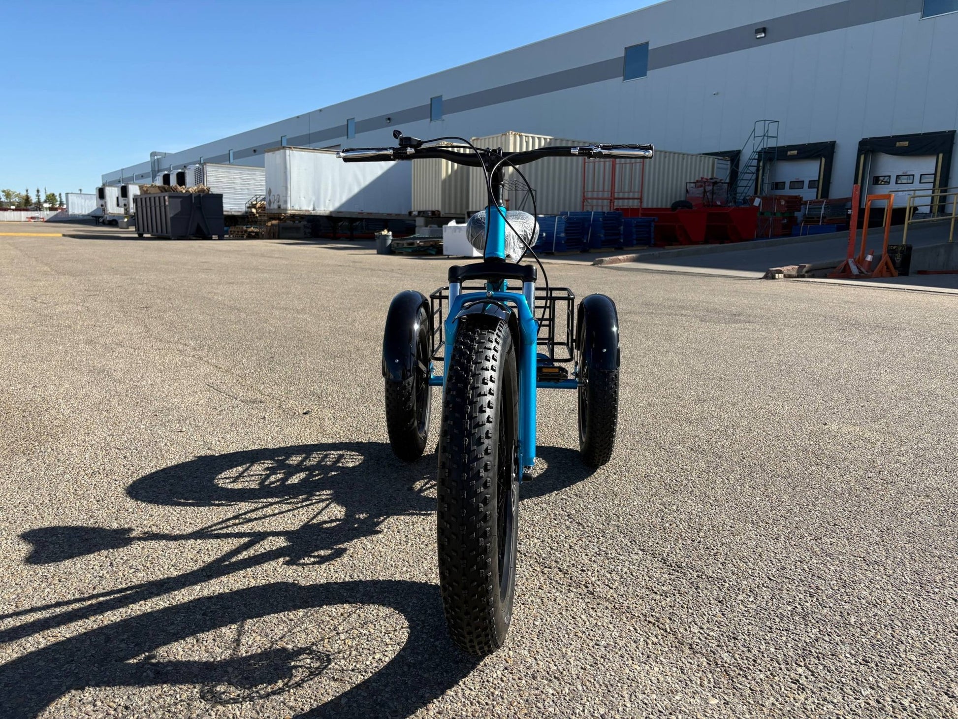 New 24″ Fat Tire Tricycle Bike | 3 - Wheel Adult Trike with Extra Wide Tires – Model 5295361 - with BLUE 5295361 | Sold by Uncle Wiener's Wholesale