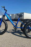 New 24″ Fat Tire Tricycle Bike | 3 - Wheel Adult Trike with Extra Wide Tires – Model 5295361 - with BLUE 5295361 | Sold by Uncle Wiener's Wholesale