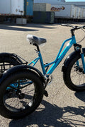 New 24″ Fat Tire Tricycle Bike | 3 - Wheel Adult Trike with Extra Wide Tires – Model 5295361 - with BLUE 5295361 | Sold by Uncle Wiener's Wholesale