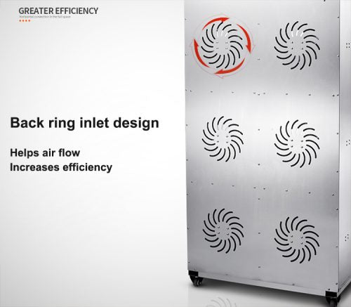 Front view of 24-layer stainless steel food dehydrator with digital controls

Display panel of commercial dehydrator with LED screen

Dehydrator trays showing fruits and herbs drying

Beef jerky inside stainless steel dehydrator

Dehydrated apple chips, mango, and banana slices in dehydrator