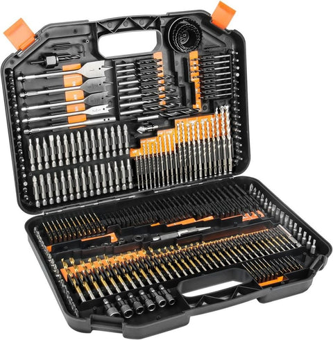 New 246 PCS Wood, Metal & Masonry Drill Bit Set – Comprehensive Multi - Material Drill Tool Kit ETDBA246 - with | Sold by Uncle Wiener's Wholesale