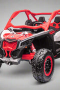 Can-Am Maverick 24V Ride-On UTV – Orange White 2-Seater
200W Brushless Motor UTV for Kids – Front View
24V Ride-On UTV with Remote and Suspension
Dual-Seater Kids UTV – Red White Can-Am Style
Can-Am Maverick Ride-On with Off-Road Tires for Kids