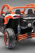 Can-Am Maverick 24V Ride-On UTV – Orange White 2-Seater
200W Brushless Motor UTV for Kids – Front View
24V Ride-On UTV with Remote and Suspension
Dual-Seater Kids UTV – Red White Can-Am Style
Can-Am Maverick Ride-On with Off-Road Tires for Kids
