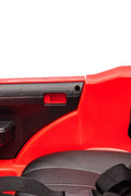 Red Chevrolet ride-on pickup truck for kids with open doors

Front view of Chevrolet kids ride-on with LED lights

Side view of red 24V Chevrolet electric truck toy

Remote-controlled kids electric pickup truck in red

Ride-on truck with Bluetooth and leather seating for children