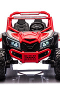 NEW 24V Deluxe UTV Ride - On – 4WD Kids Electric Car - with Orange & White | Sold by Uncle Wiener's Wholesale